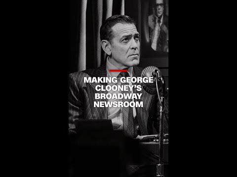 'Good Night, and Good Luck’s’ set designer discusses how he made George Clooney’s Broadway newsroom