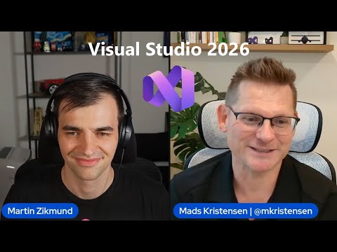 Visual Studio 2026 with Mads Kristensen — What’s Next for Developers