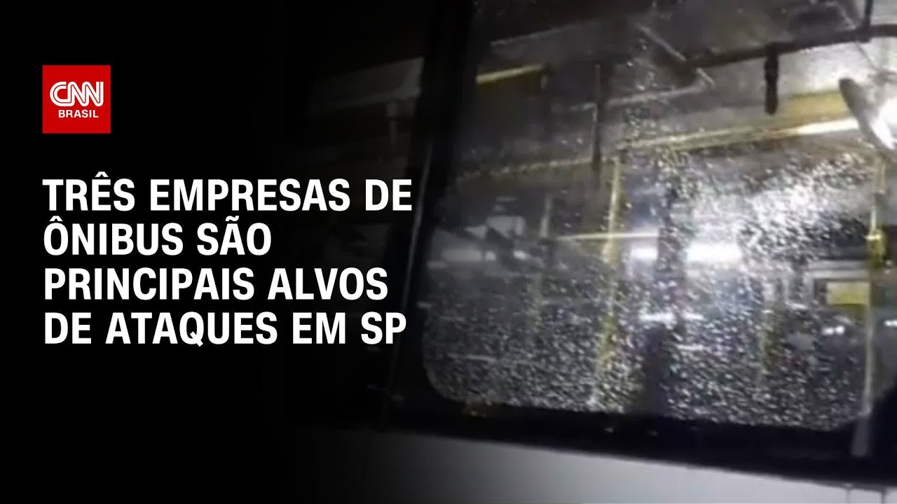 Três empresas concentram maioria dos ataques a ônibus em SP | LIVE CNN