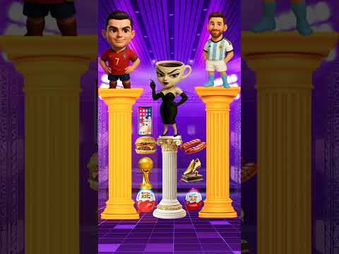 Kamu pilih Ronaldo apa Messi #puzzle #cartoon #animation #funny #ronaldo #football #messi