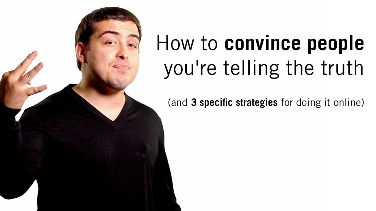 How to convince people you're telling the truth - YouTube