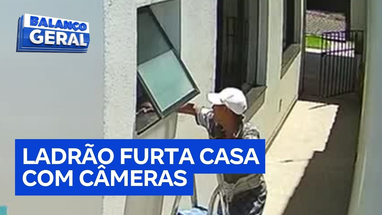 Ladrão não se intimida com câmeras de segurança e invade casa em Guarulhos SP TV Online Ladrão não se intimida com câmeras de segurança e invade casa em Guarulhos SP