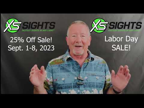 Huge 25% Off XS Sights Labor Day Sale! Sept 1-8, 2023