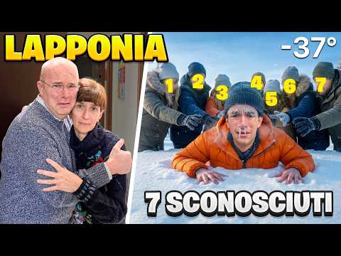 PAPÀ PARTO CON 7 SCONOSCIUTI in LAPPONIA a -37 GRADI! *VIAGGIO ASSURDO*