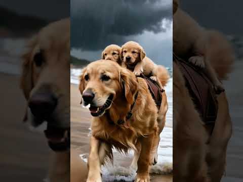 Through the Storm | A Mother’s Love Never Falters 🐶🌧️