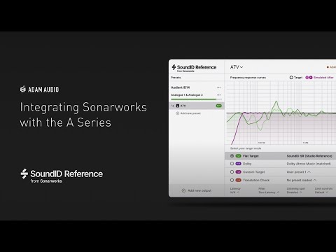 How to Calibrate A Series Monitors Using the Sonarworks SoundID Reference Integration