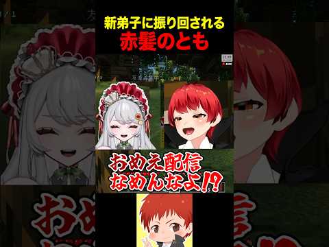 新弟子のクセが強すぎる #赤髪のとも #ストリヌ
