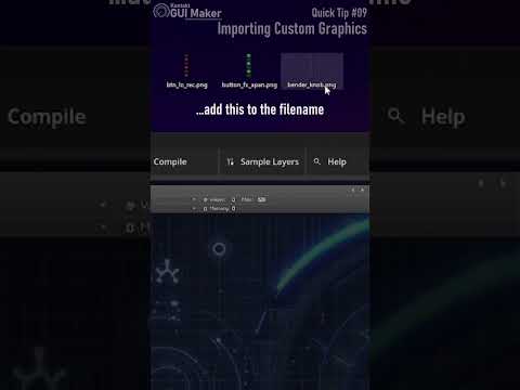 Quick Tip #09 - Importing Custom Graphics (Kontakt GUI Maker 2024)