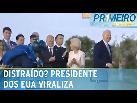 Aparentemente distraído, vídeo de Joe Biden em apresentação viraliza | Primeiro Impacto (14/05/24)