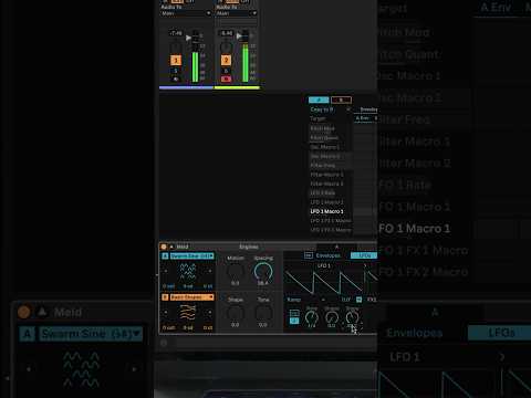 Explore new kinds of harmonic modulation in Meld #ableton #live12 #shorts