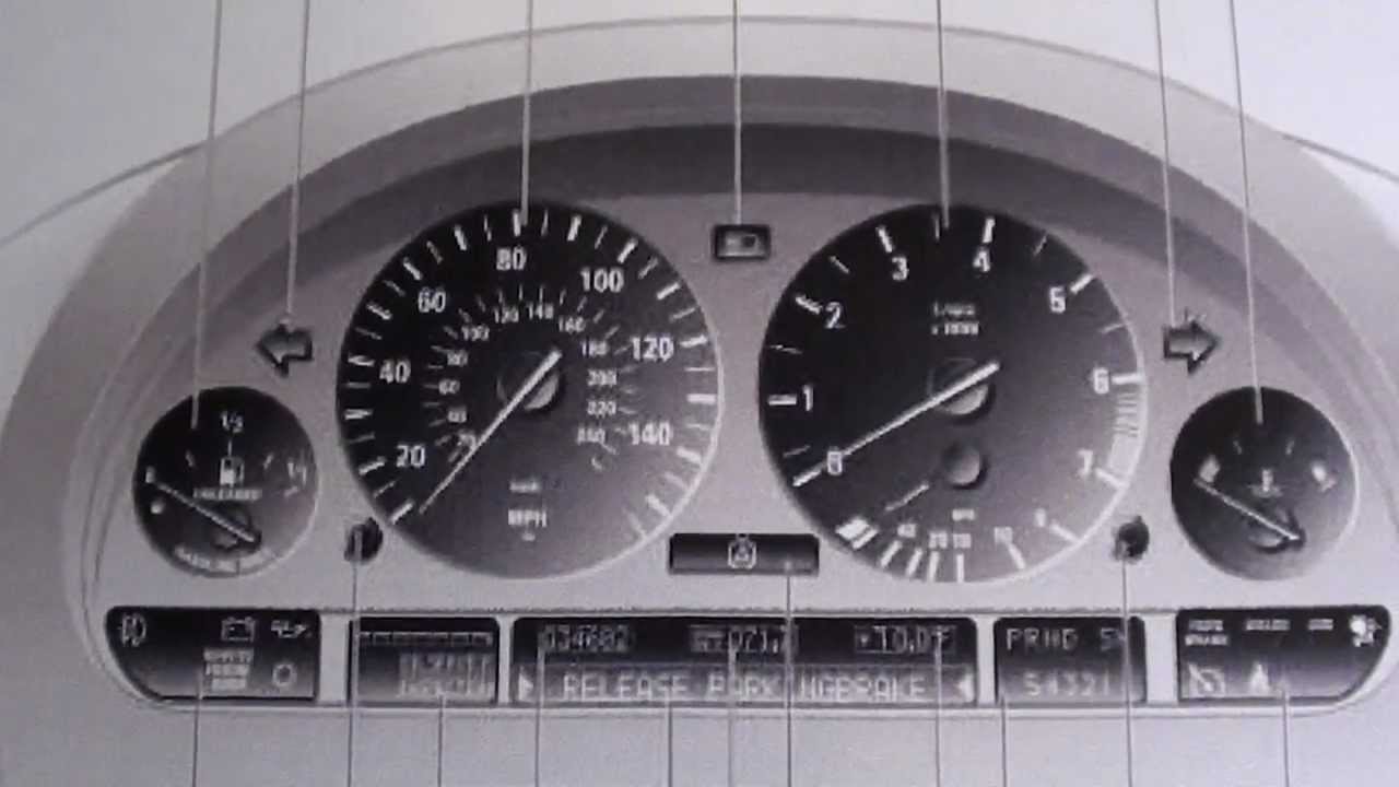 2001 Bmw 525i dashboard indicator #5