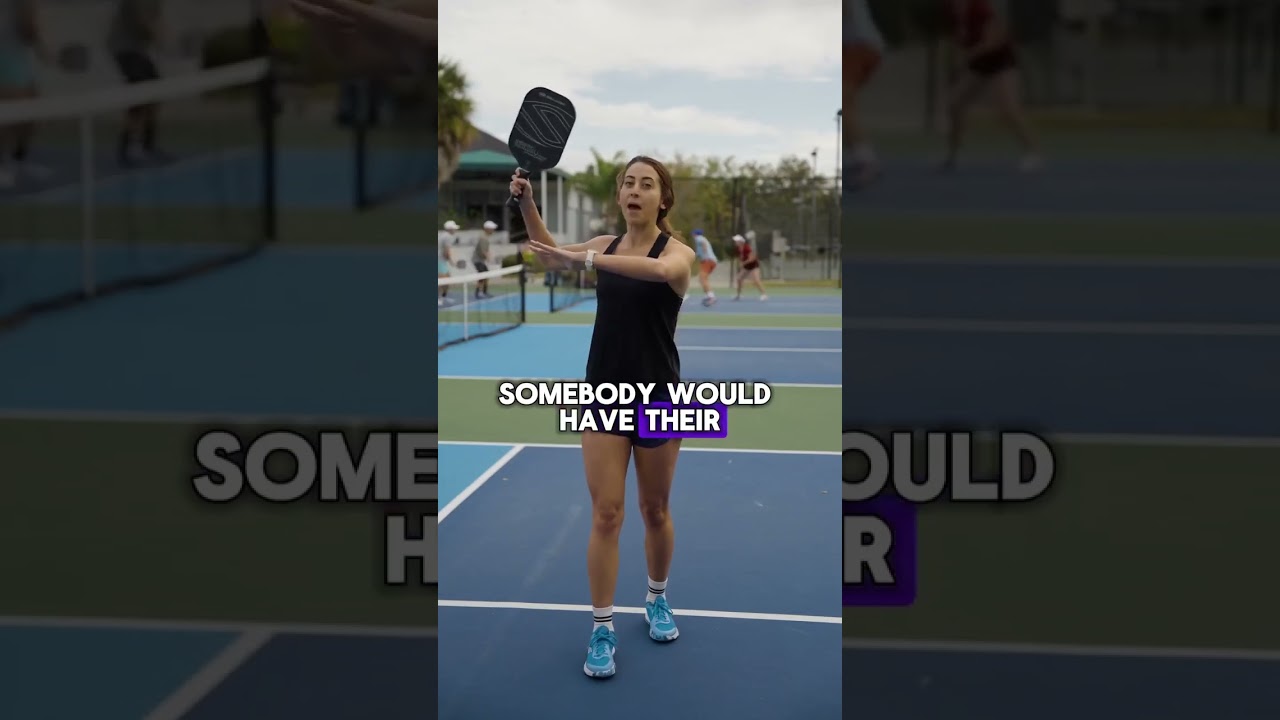 A cardinal sin in Pickleball: giving up on the point too early! 🏓 Have you ever won a point by sim