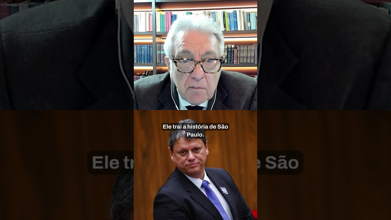 Reação de Tarcísio à condenação de Bolsonaro mostra traição à história de São Paulo   Maierovitch