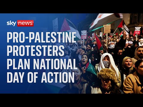 Pro-Palestinian protesters plan a national day of action | Israel-Hamas war