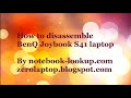 How to take apart/disassemble BenQ Joybook S41 laptop