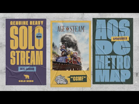 Age of Steam - DC Metro - SOLO Teaching, Play-through, & Round table by Heavy Cardboard