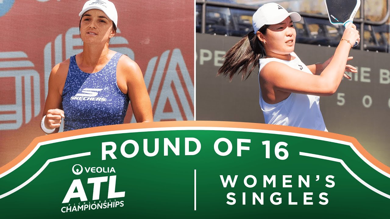 Catherine Parenteau v Chao Yi Wang at the Veolia Atlanta Pickleball Championships