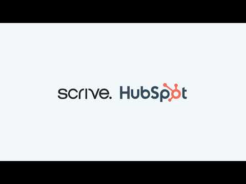 Scrive for Hubspot
