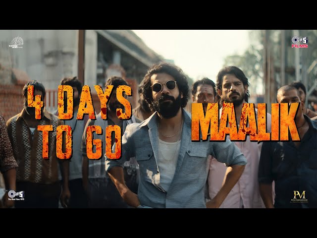 MAALIK🔥4 Days To Go | The King Is Coming! | Rajkummar Rao, Prosenjit Chatterjee, Manushi Chhillar