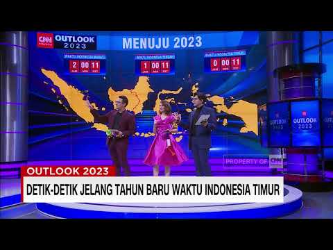 Detik-Detik Jelang Tahun Baru Waktu Indonesia Bagian Timur