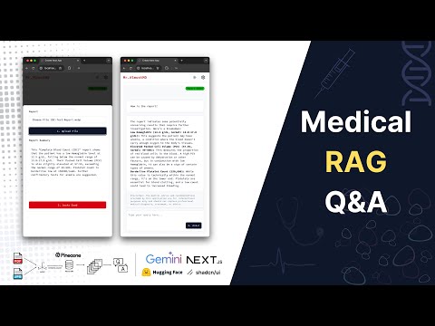 Build a Medical RAG Q&A App with Next.js & Gemini!