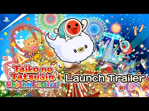 Taiko no Tatsujin: Rhythm Festival - Launch Trailer | PS5 Games