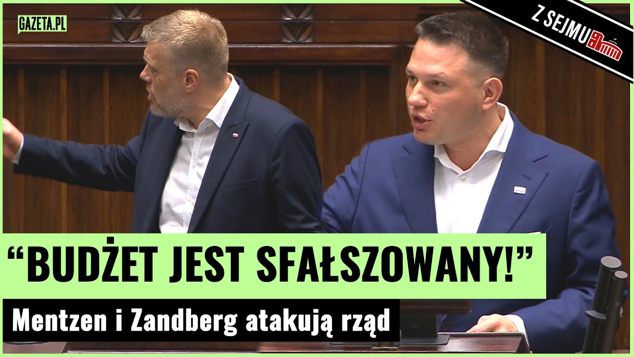 Mentzen i Zandberg wściekli w Sejmie. Zaatakowali Domańskiego i rząd | Gazeta.pl