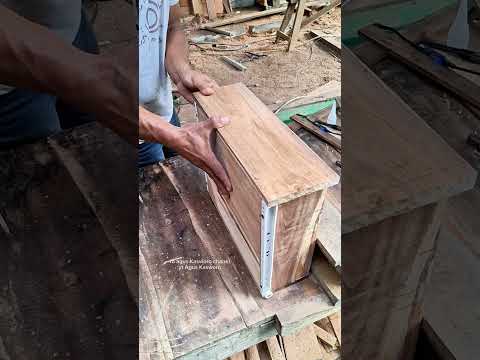 mengurangi lebar laci #woodworking #triktukangkayu #diy #shorts