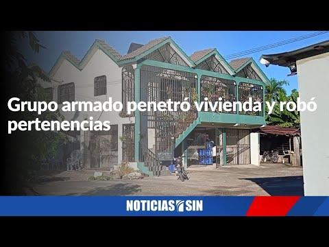 Grupo armado penetró vivienda y robó pertenencias