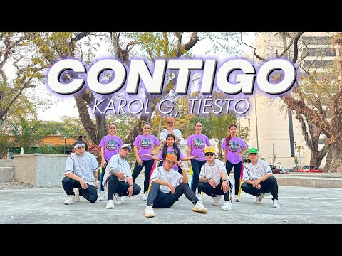 CONTIGO ( NF REMIX ) - KAROL G, Tiesto | Dance Fitness | Zumba | Danza Carol Angels | New Friendz