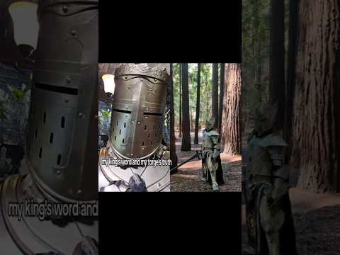 FORGED! 😤😤 #kingemiliothearmoredone #kingemilio #medieval #fantasy #knight #knights #larp #dnd