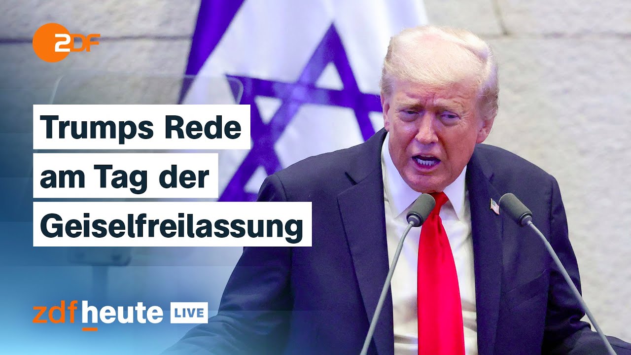 US-Präsident spricht vor israelischem Parlament | Die Rede und Analysen bei ZDFheute live