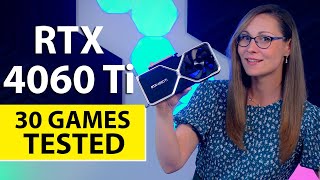 Vidéo-Test : 30 Games, 1080p & 1440p Tested - Nvidia GeForce RTX 4060 Ti Review