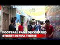 West Bengal Football Fans In Kolkata Decorate Entire Street In Theme Of FIFA World Cup