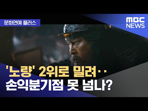 [문화연예 플러스] '노량' 2위로 밀려‥손익분기점 못 넘나? (2024.01.05/뉴스투데이/MBC)