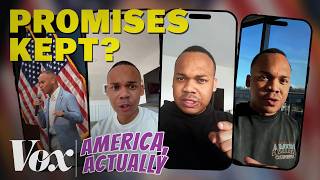 Thumbnail for the video "A MAGA influencer tests the GOP midterm message. Is it working? | America, Actually" from Vox