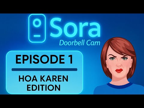 Sora Doorbell Cam: HOA Karen Edition (Episode 1)