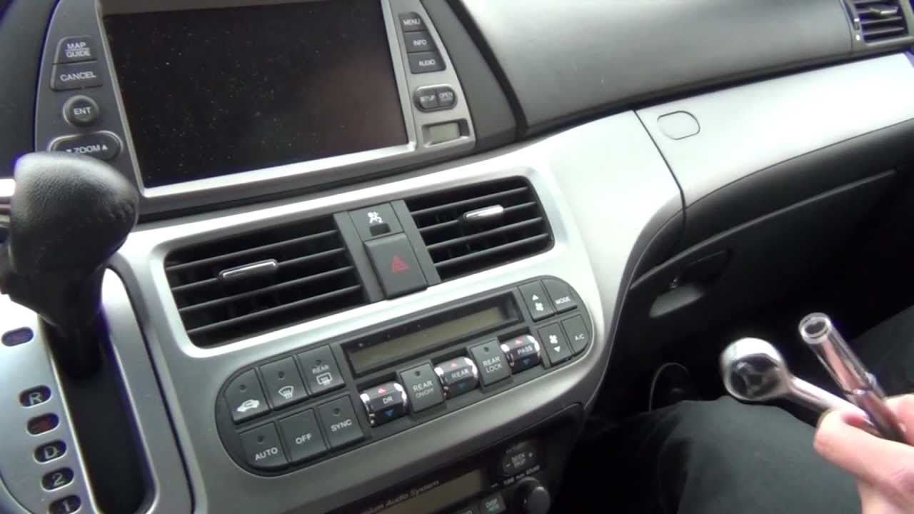 GTA Car Kits - Honda Odyssey with Navigation 2005-2010 ... car stick diagram 
