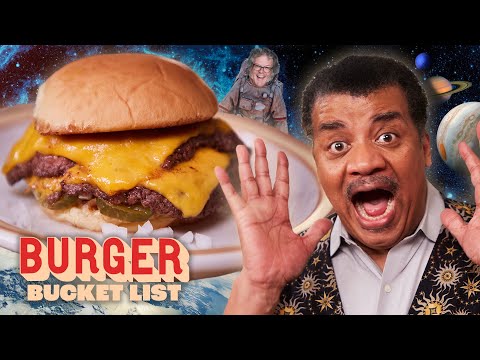 Making the Ultimate Space Burger with Neil deGrasse Tyson and George Motz | Burger Bucket List