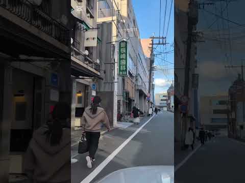 大分市中心部をはしる・大分市・大分縣