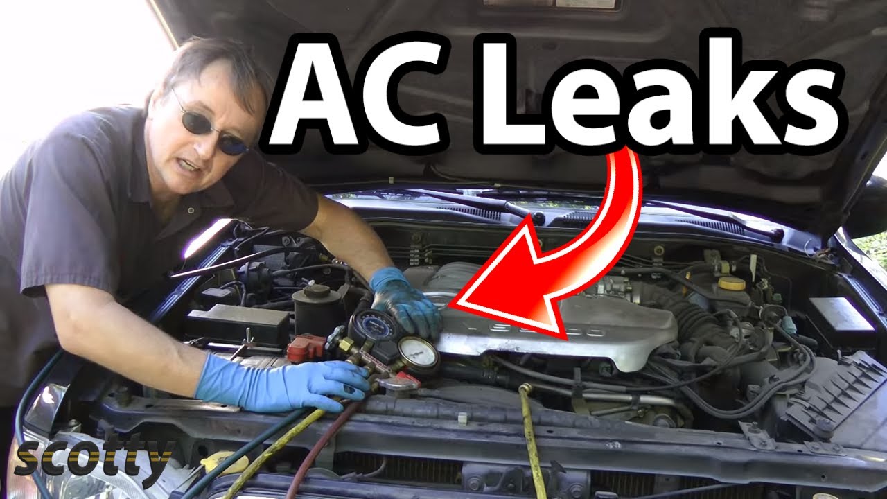 Automotive Air Conditioning Leak Repair - YouTube 99 chevy tahoe fuse box diagram 
