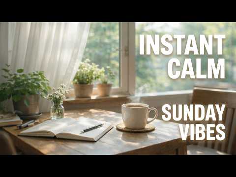 <strong>Sunday</strong> <strong>Morning</strong> Serenity | Soft Aesthetic ☕ 밝지만 차분한 카페 어쿠스틱 인디 플레이스트