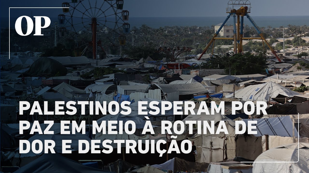 Palestinos vivem a expectativa de um fim para a agonia diária da guerra