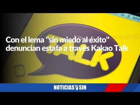 Denuncian estafa a través Kakao Talk