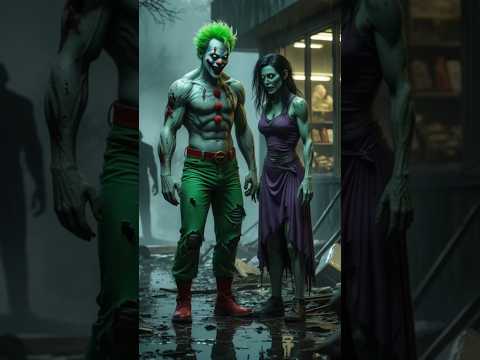 "Zombie Joker & His Bride Under Attack"