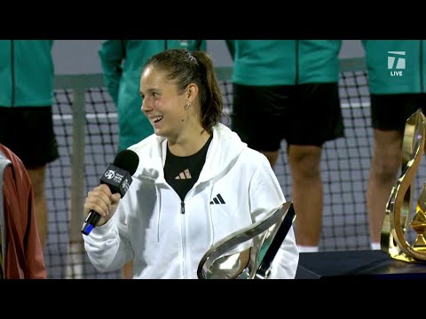 Daria Kasatkina Classy After Defeat | Abu Dhabi F