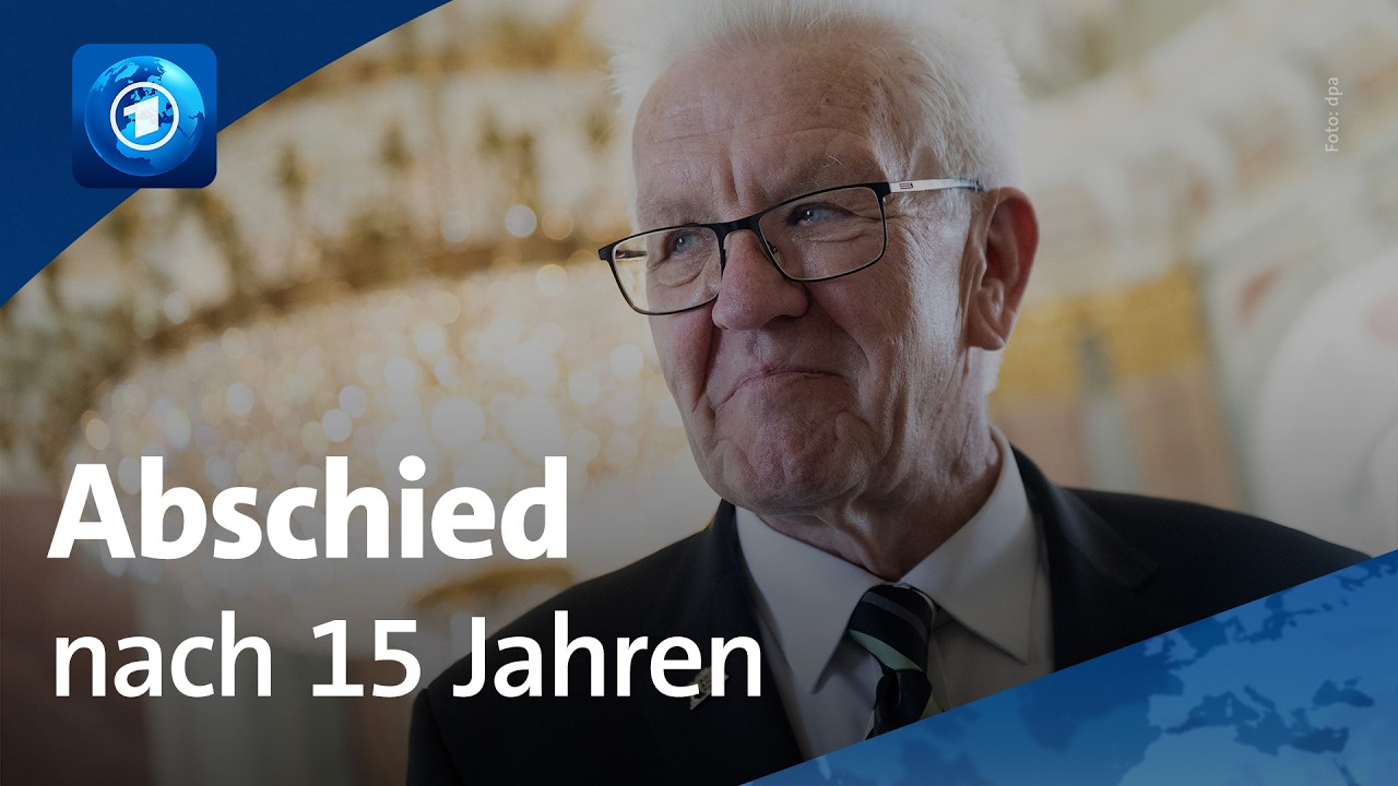 Baden-Württemberg: Feierlicher Abschied von Ministerpräsident Kretschmann