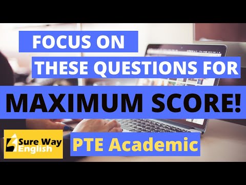 PTE Academic questions for maximum score | Must Watch