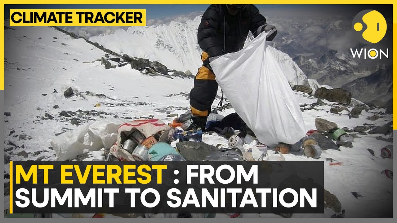 Drones Take On Everest’s Trash Crisis | WION Climate Tracker