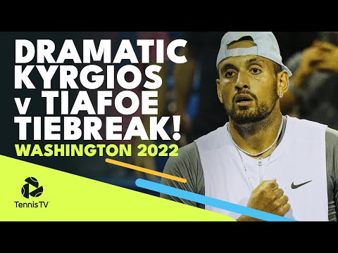 EVERY Point From Dramatic Nick Kyrgios vs Frances Tiafoe Tiebreak! | Washington 2022